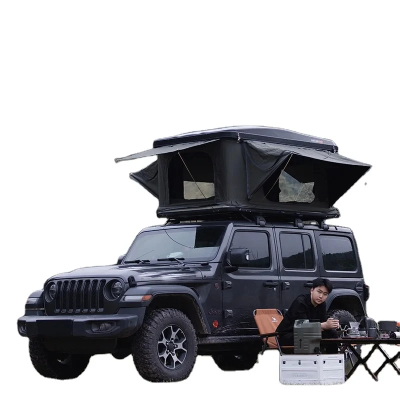 

2025 Factory Direct Supply High Quality SUV ABS Roof Top Tent Straight Bracing Hard Ladder Camping Rooftop Tent