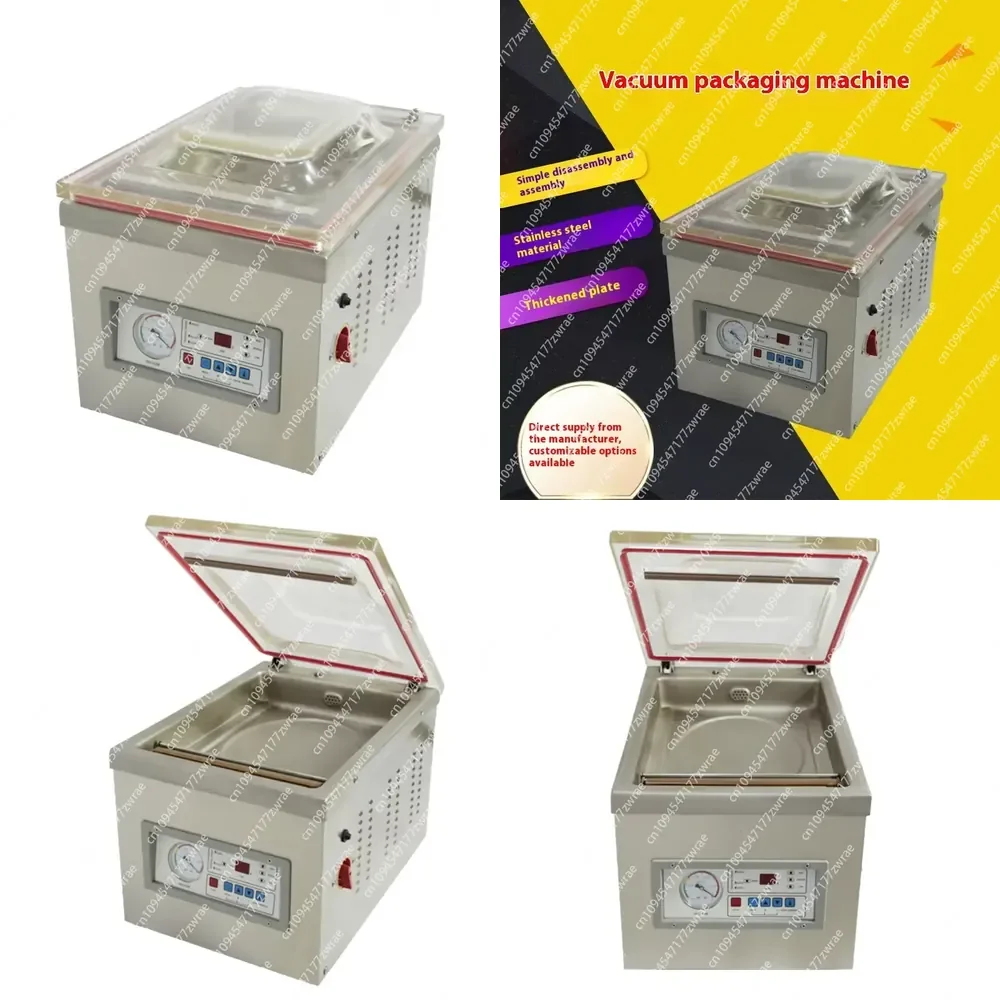 V260T Fully Automatic Electric Vacuum Packaging Machine Commercial Vacuum Sealer Machine for Cooked Food Seafood Sealing