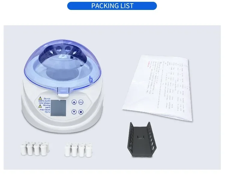 Высокоскоростной мини-центрометр Лабораторная настольная мини-центрифуга