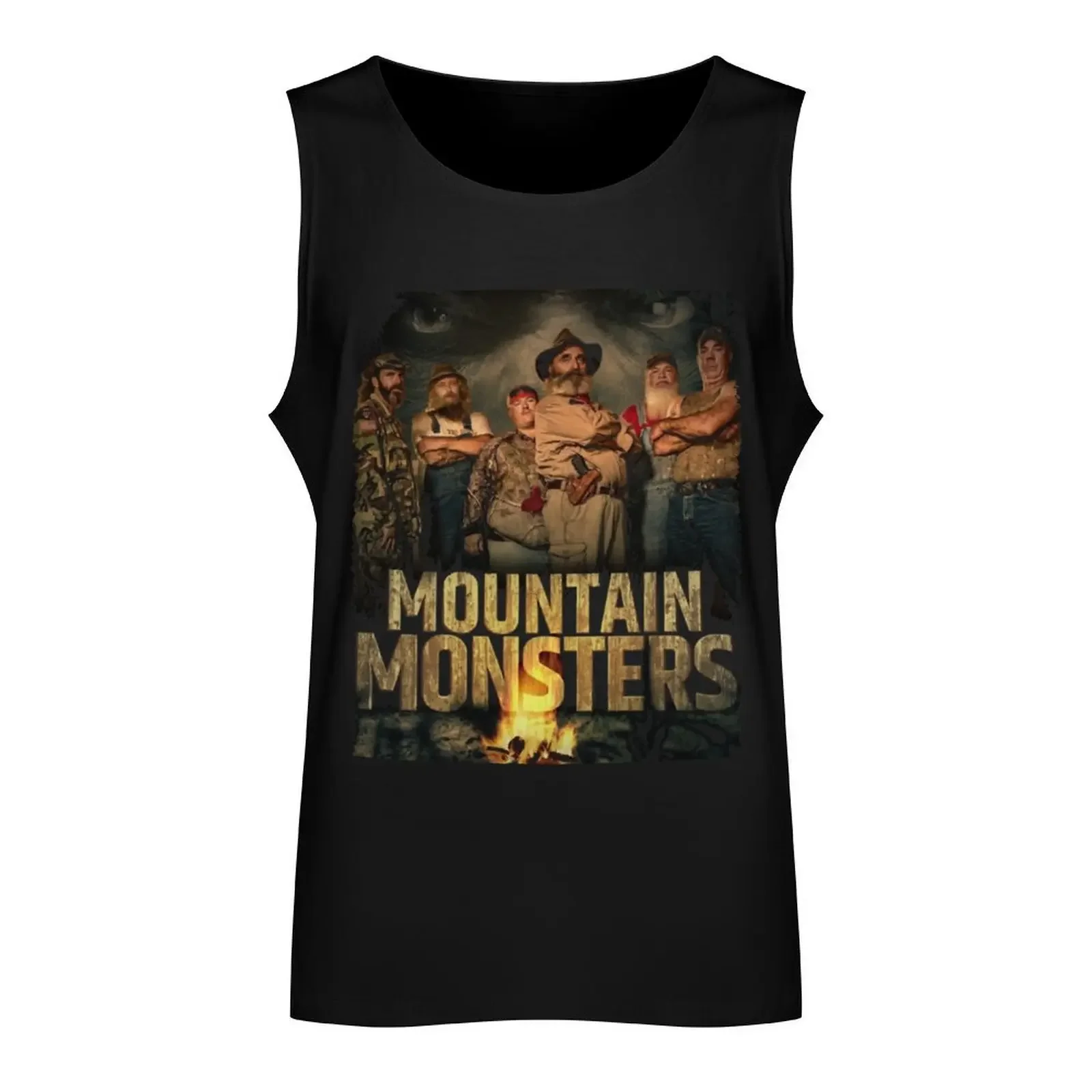 Bigfoot, Werewolf, Hellhound, Lizard Man, and Mothman Tank Top Men's t shirt gym clothes for man