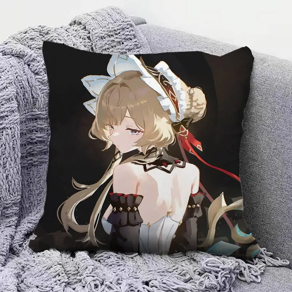 Sandrone Genshin Impact Game   Home Sofa Cushion Covers and Aecorative Custom Pillow Covers