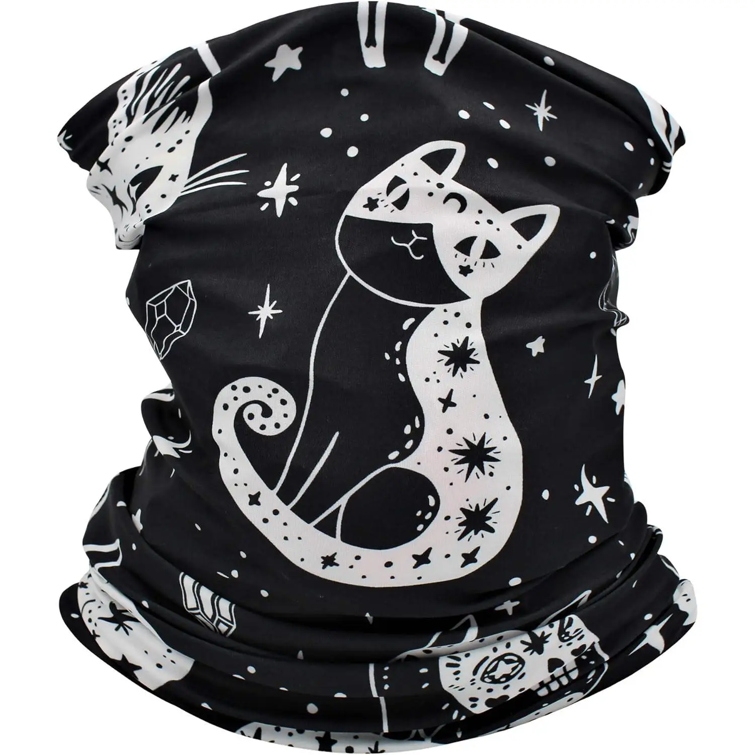 Polaina para el cuello/pasamontañas, bufanda mágica, diadema, máscara facial para hombres y mujeres para motocicleta, ciclismo, montar, correr, diademas