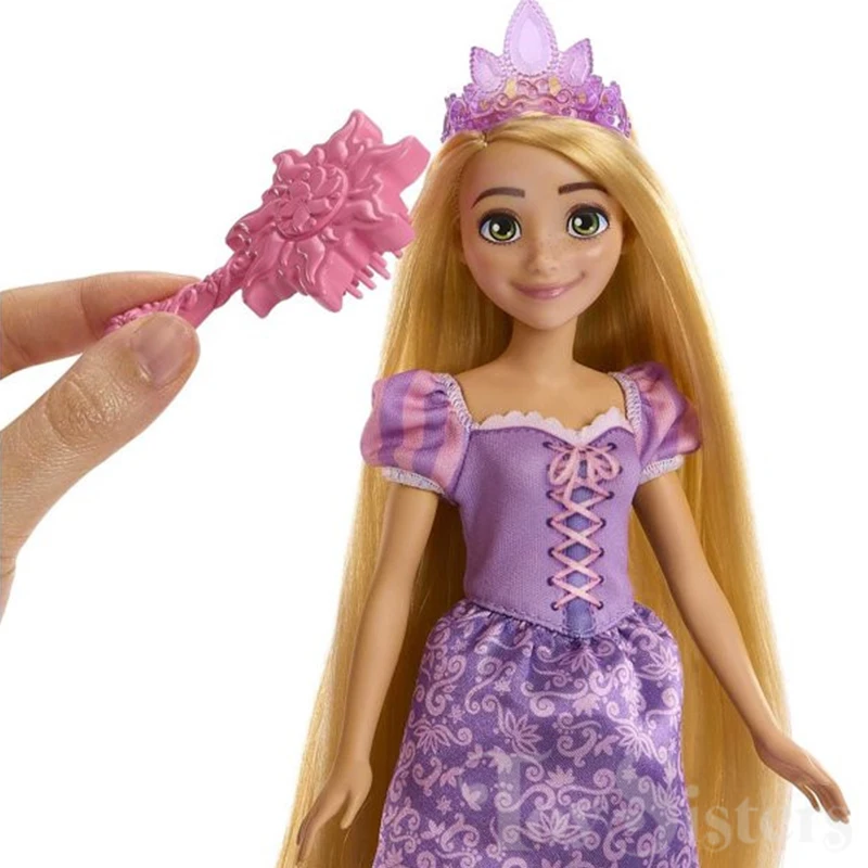 Original Disney Prinzessin Spielzeug Rapunzel und Flynn Fahrer Abenteuer Set Puppen so tun, als würden sie für Mädchen Geschenke Kinder Weihnachts geschenk spielen