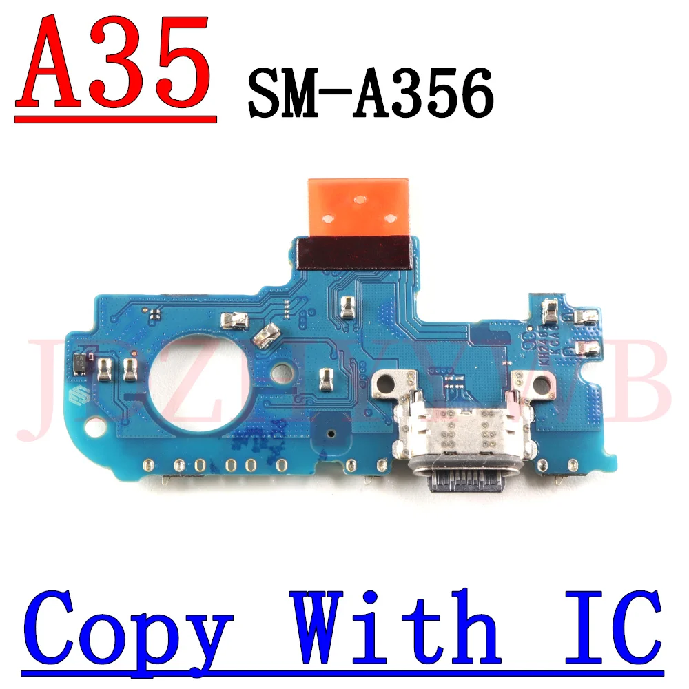 USB Charge Port Jack Dock Connector Charging Board For Samsung Galaxy A35 SM-A356B/DS A356E A356U Motherboard Main Flex Cable