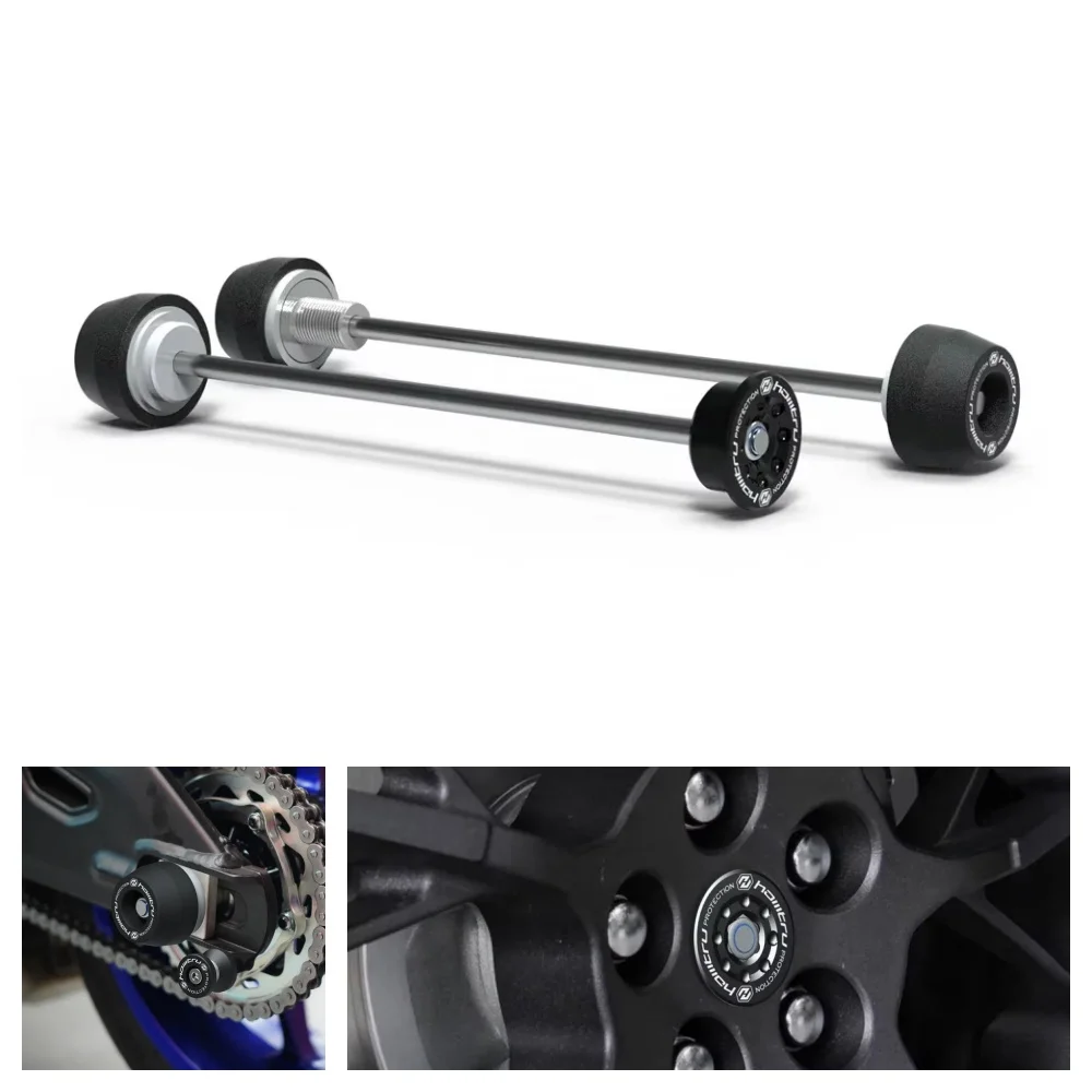 

For HONDA CB1000R Neo Sports Cafe 2021 2022 2023 2024 Rear Front Axle Fork Crash Sliders Cap Pad Motorcycle Wheel Protector Kit