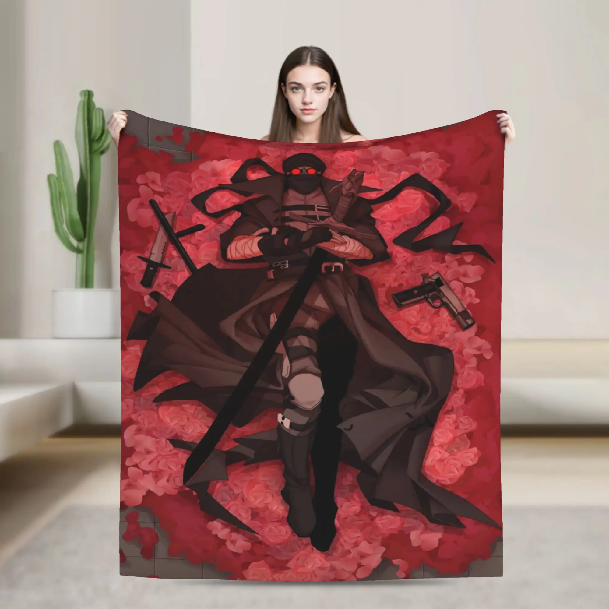 MADNESS COMBAT Hank Blanket Coral Fleece Plush  Relax Super Soft Throw Blankets for Bedroom Quilt