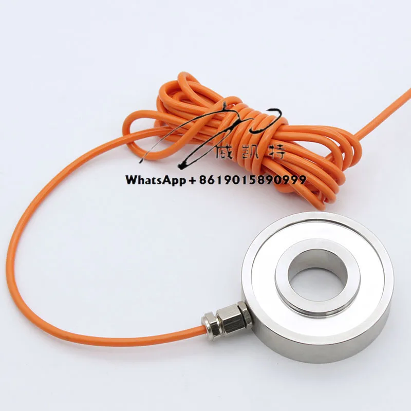 Miniature Through Hole Load Cells 88mm Loadcell Donut Load Cell