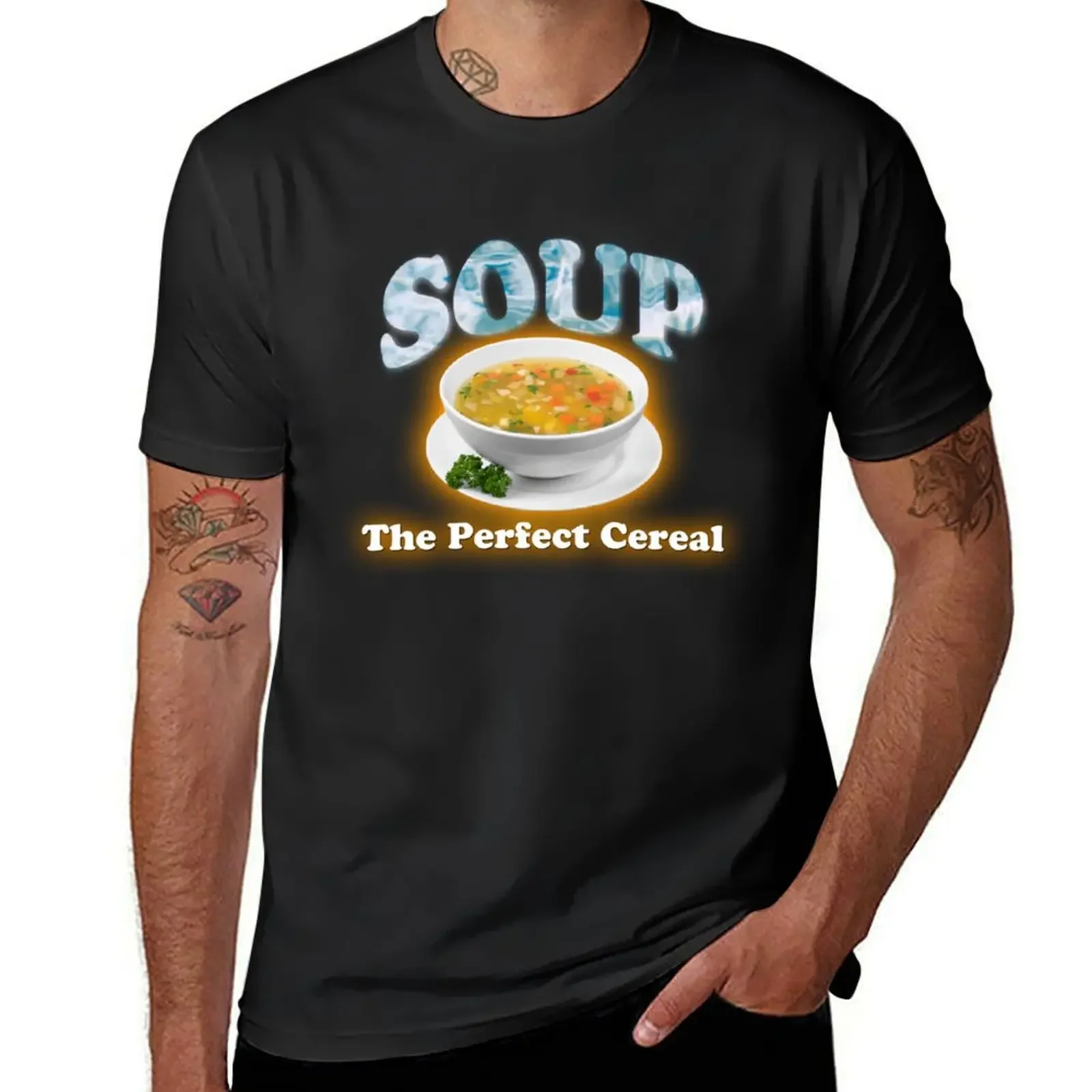 

Soup, the Perfect Cereal Meme T-Shirt graphic t shirt vintage baggy shirts plus size clothes plain white t shirts men