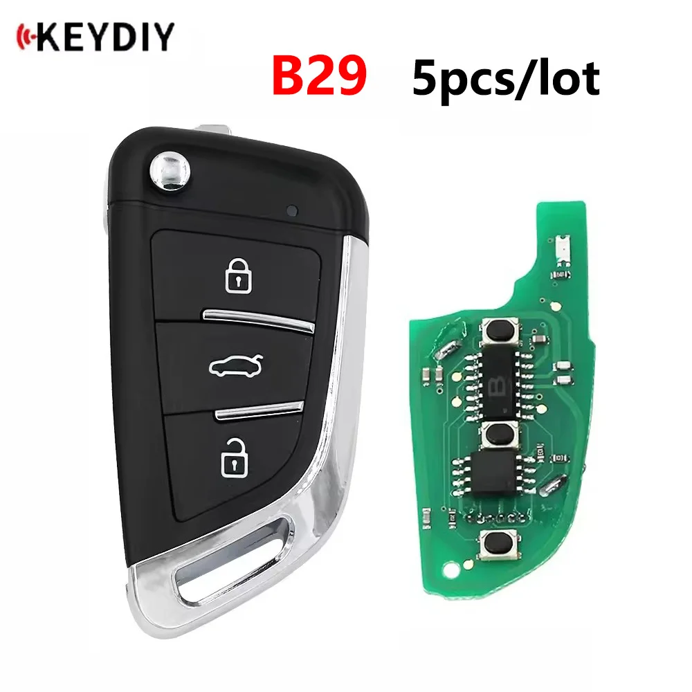 5pcs/lot KEYDIY B29 Original Universal Remote Smart Key Control KD Knife B Series B29-3 for KD900 KD-X2 KD-MAX KDMINI Programmer