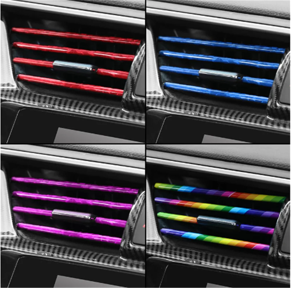 10pcs car styling air outlet trim strips parts for McLaren MP4-12C X-1 650S 540C P1 12C