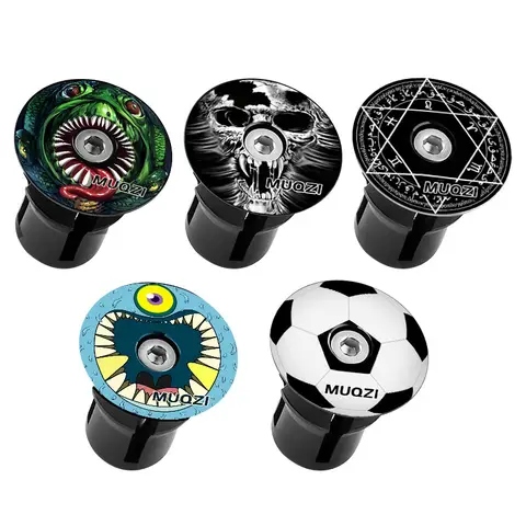 MUQZI Styrändpluggar MTB Road BMX Hopfällbar Cykel Styrändkåpa Aluminiumlegering Styrgreppsskydd Cykeltillbehör 6 best sales BMX-gammaldags - №5