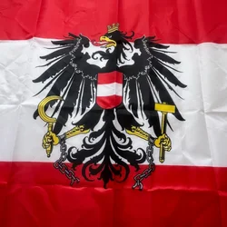 Bandera de Austria emblema nacional poliéster para exteriores