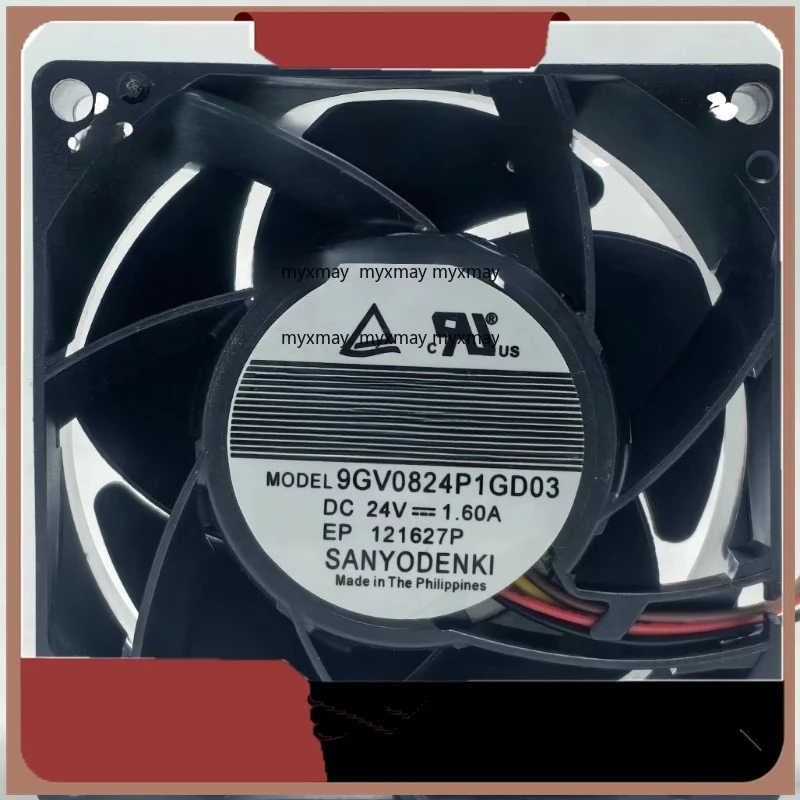 

New Fan for Sanyo 9GV0824P1GD03 24V 1.60A 8038 8CM 4 Wire Inverter Cooling Fan 8CM 80x80x38mm