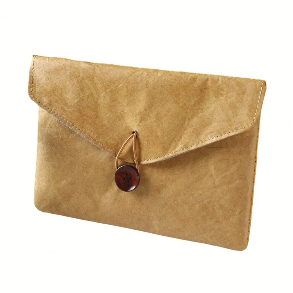 Durable Multi-pocket Stationery Bag Waterproof Dupont Paper Document Organizer File Folder