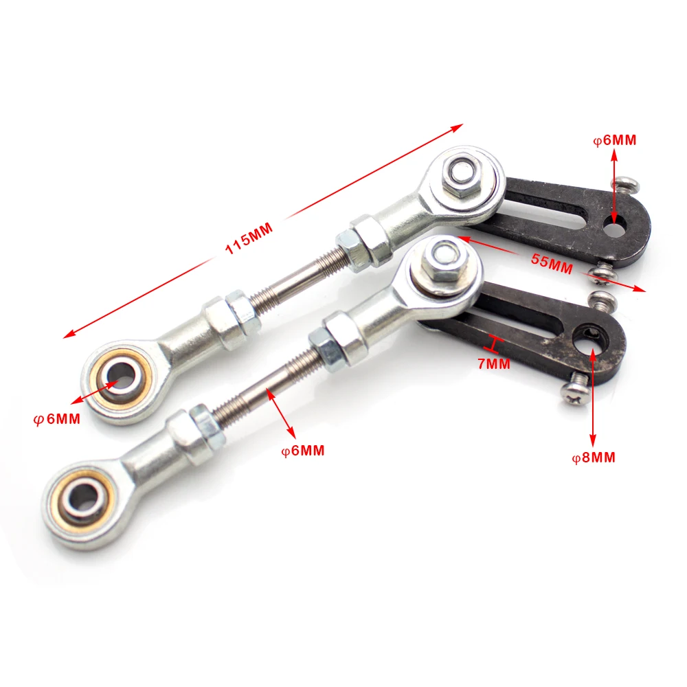 Reciprocating Telescopic Motor Rocker Arm 20-80MM Adjustable Stroke DIY Rocker Lever Reciprocating Motor Crankshaft Accessories