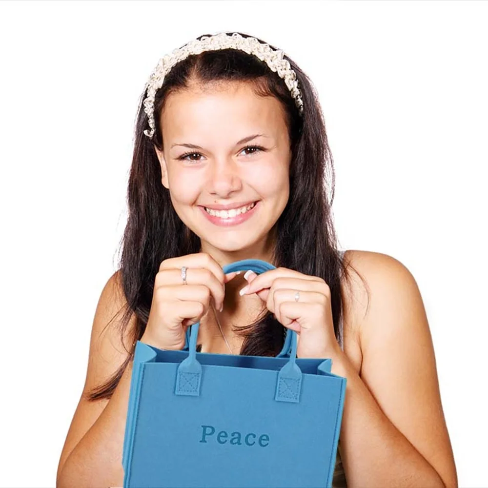 100 قطعة/الوحدة بالجملة شعار مخصص Peinted قابلة لإعادة الاستخدام كبيرة متعددة الأغراض ورأى حقيبة تسوق تخزين المنزل السفر التعبئة والتغليف في الهواء الطلق #6