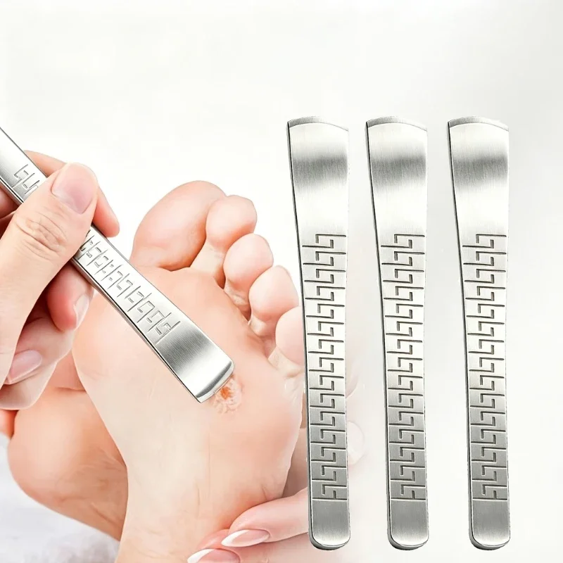 Stainless Steel Pedicure Knives Heavy Duty Foot Scraper Callus Remover Tools for Home Salon Pedicure Foot Grooming