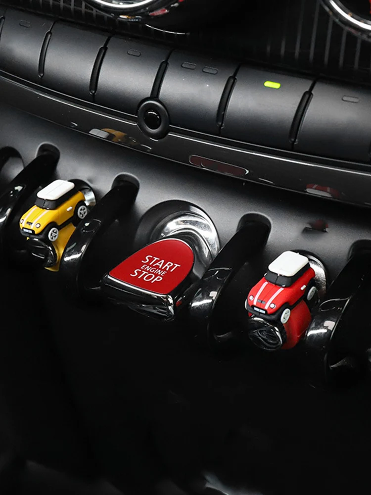 

For BMW MINI Cooper F54 F55 R55 R56 Silicone Car Darshboard Ornaments Sticker Engine Start /Stop Cover Interior Accessories
