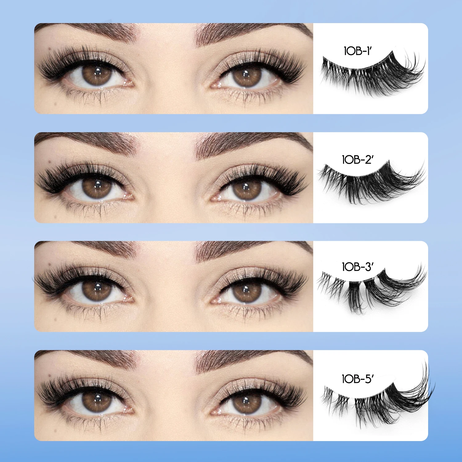 ラスヴィレ ハーフまつげ ナチュラルキャットアイまつげ ナチュラルふわふわクリアステムまつげ ソフトウィスピー3Dフェイクミンクまつげ メイクアップ