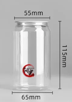 200Pcs plastic sealing cup equipment PET transparent can half open at one time easy to open lid