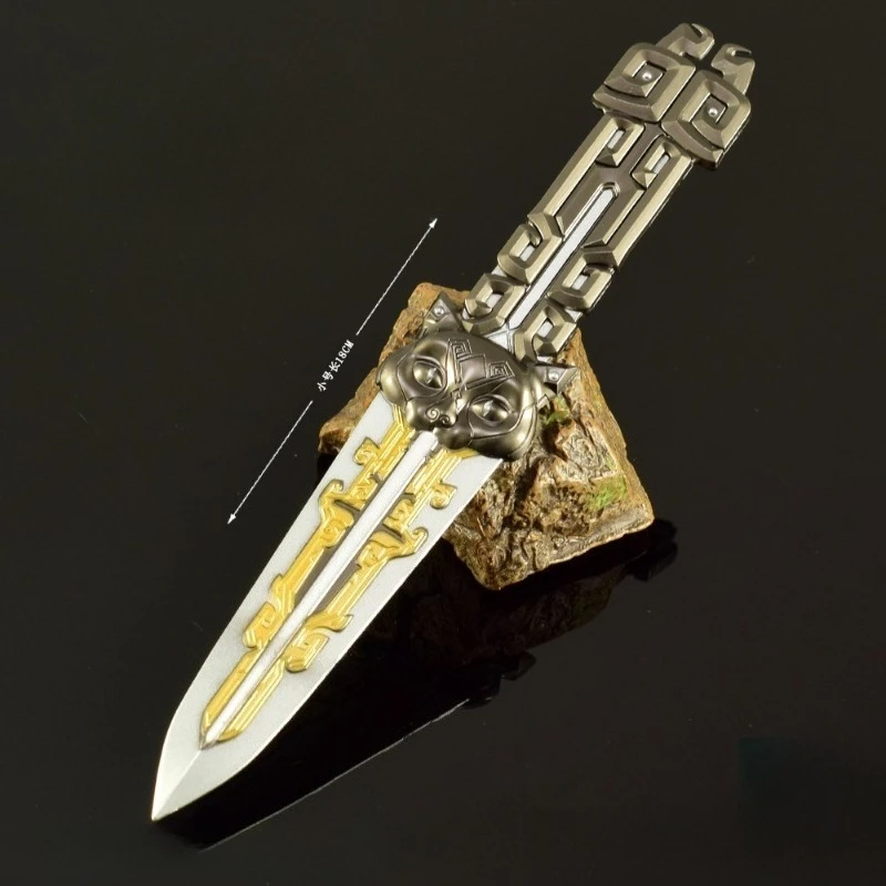 22 センチメートル/8.66 インチ デルタフォース ゲームをテーマにしたモデル メタル爪工芸品のおもちゃ 剣と武器の装飾品 デスクトップディスプレイ 男の子へのギフト