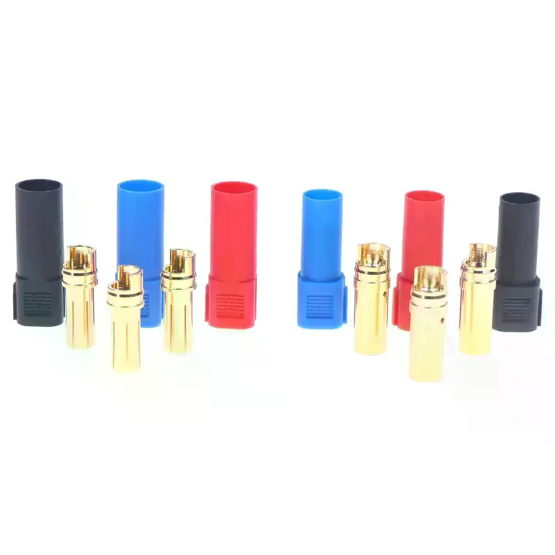 5PCS Amass XT150 6mm Bullet Connector Adapter Plug Set Male Female 130 High Rated Amps For RC LiPo Battery