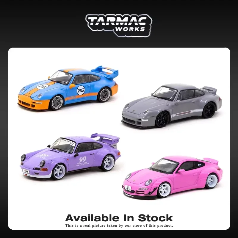 

TW In Stock 1:64 Porsche RWB Old New 997 964 993 Remastered Gunther Werks Collection Miniature Toys Diecast Car Model
