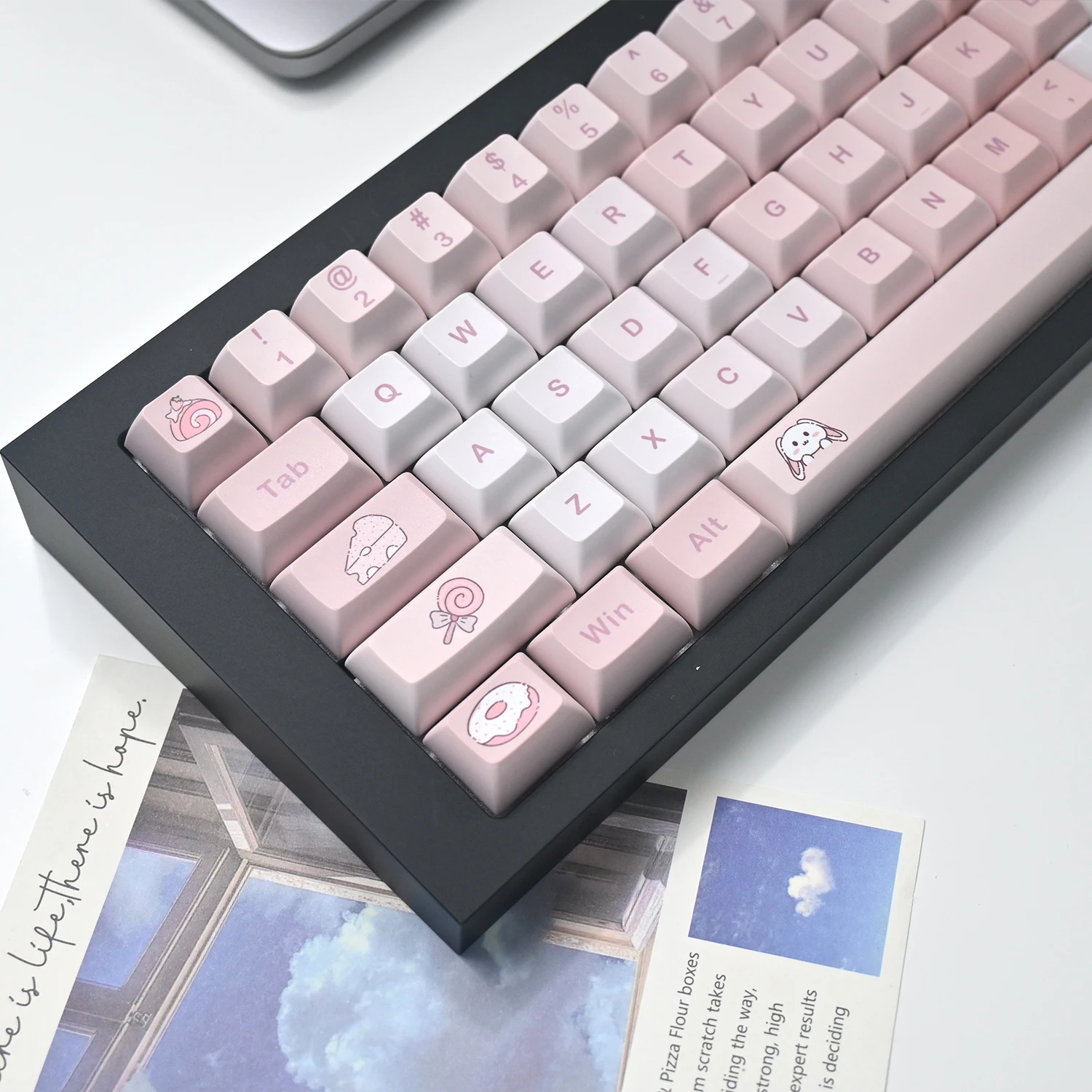 

Mechanical Keyboard Keycap KCA Profile 140 Keys/Sets DYE Sublimation ISO Enter For Outemu Gateron TTC Kailh Cherry MX Switches