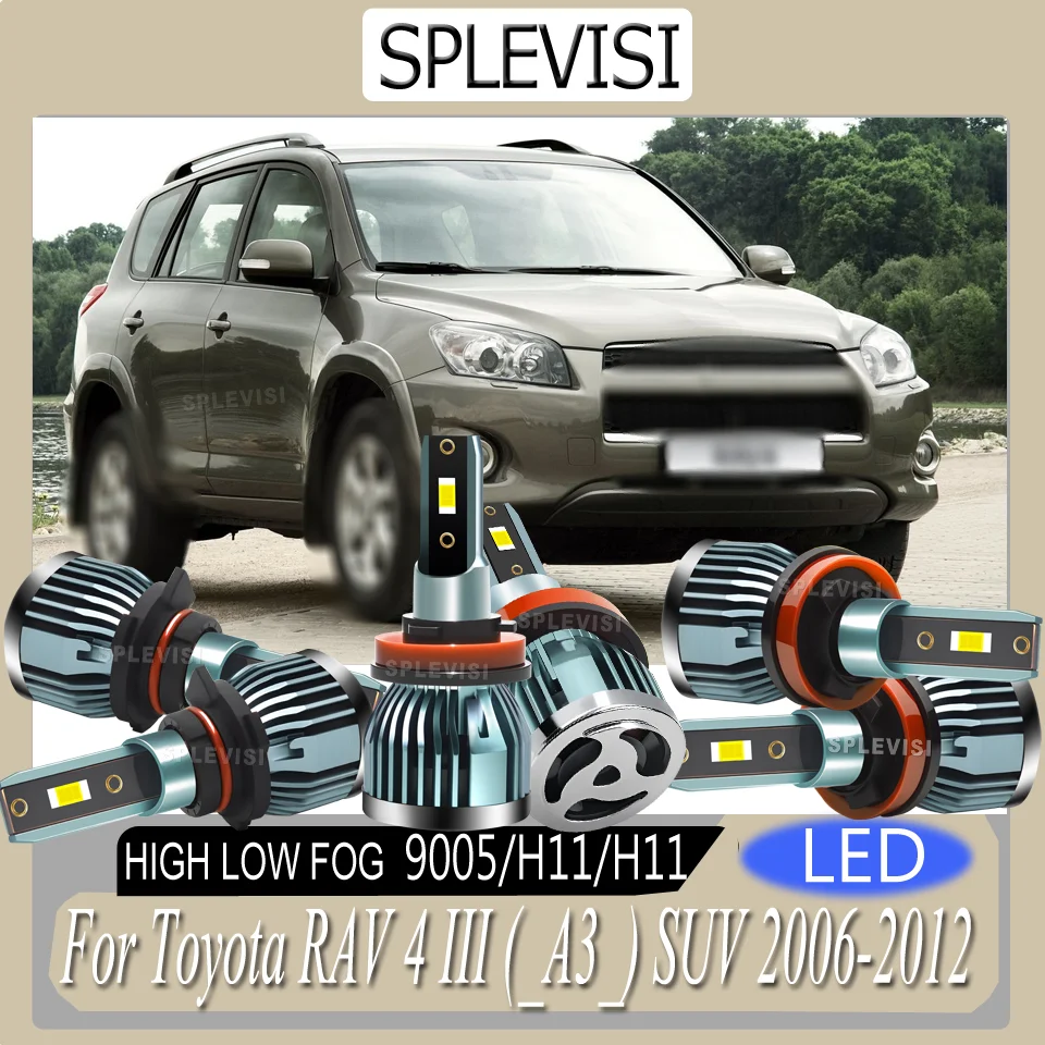 

Better Night Signal Visibility High Performance LED Headlight high low beam foglight For Toyota RAV 4 III (_A3_) SUV 2006-2012