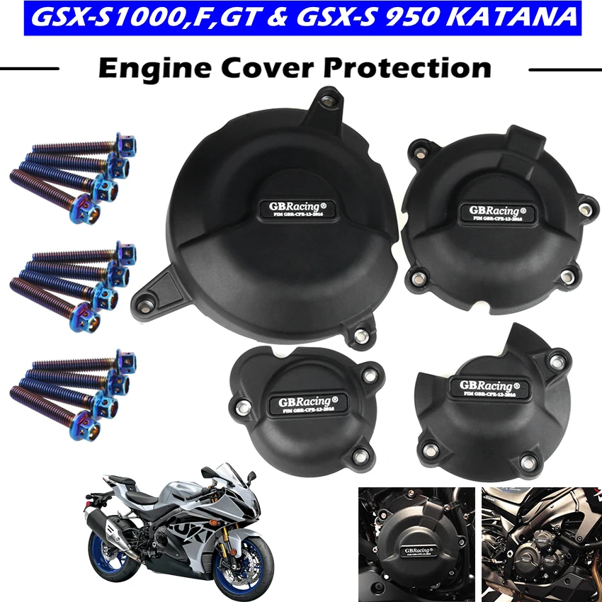 Motorcycles Engine Cover Protection Case GB Racing For SUZUKI GSX-S950、GSX-S1000 GT、GSX-S1000、GSX-S1000F、KATANA GBRacing