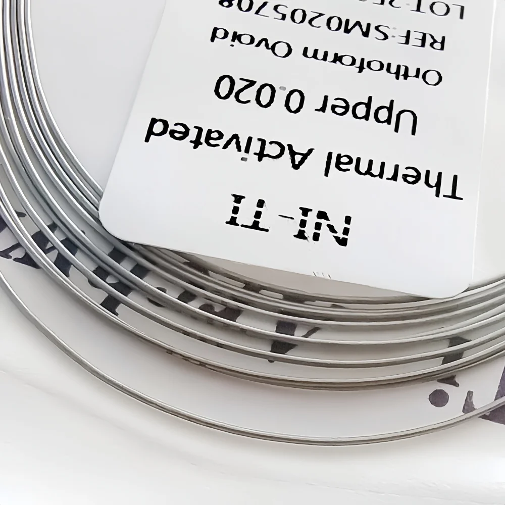 500/200Pcs Dental Orthodontic Thermal Activated Arch Wires Round Archwire Ovoid/Natural From Dentistry Ortho Materials