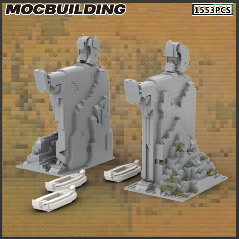 MOC Bausteine Film Szene Architektur Modulare Modell DIY Ziegel Montieren Spielzeug Weihnachten Geschenk Geburtstag Präsentieren Landschaft