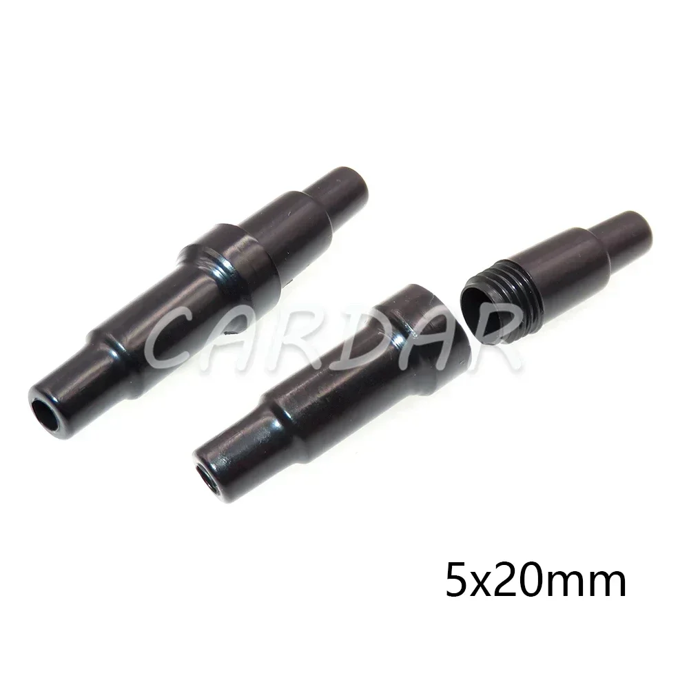 1 Set Black 5x20mm 6x30mm Glass Tube Fuse Holder AC Assembly 5*20mm 6*30mm Screw Type Plastic Housing Fuses Casings Fuse Box