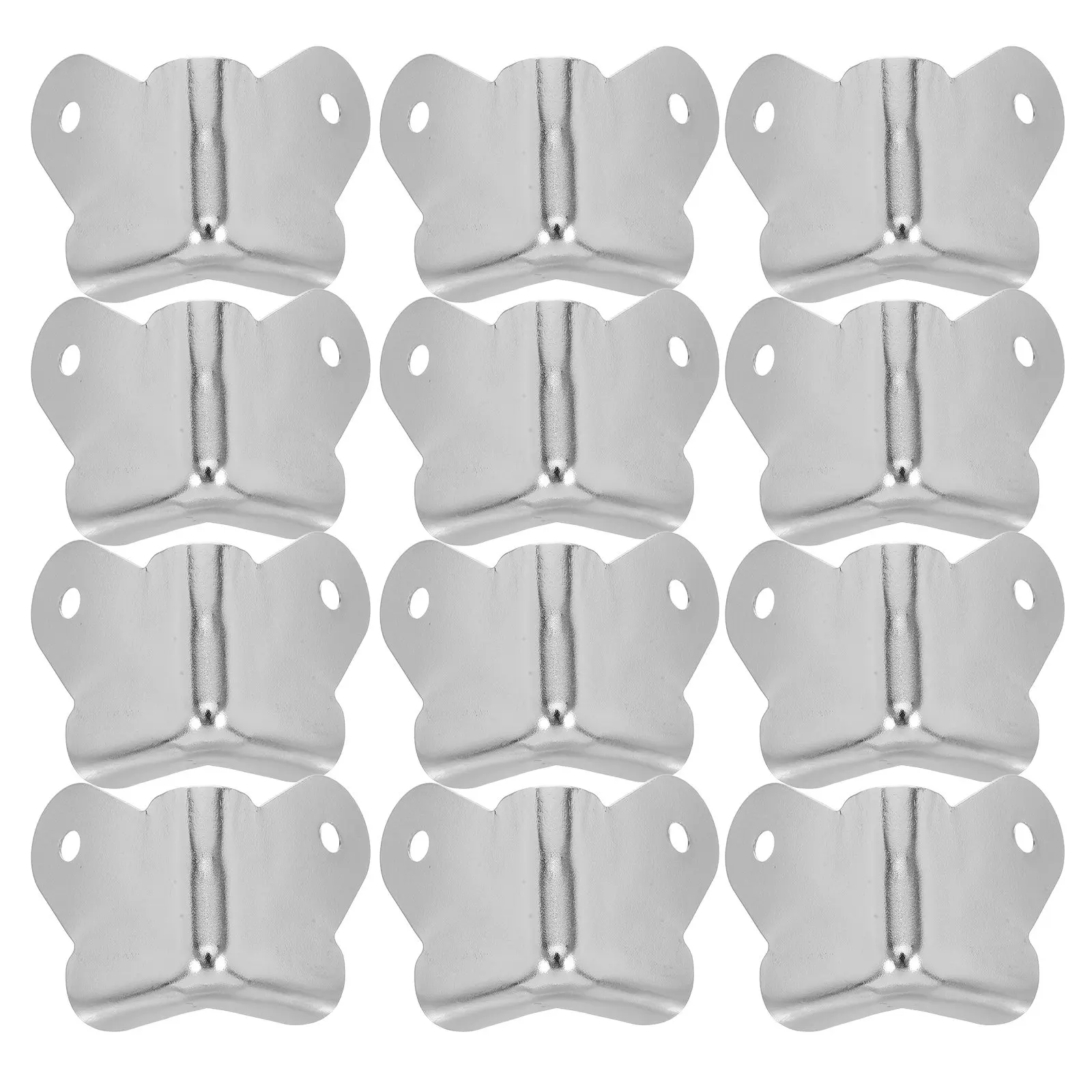 12Pcs Speaker Corner Protectors Metal Iron Corner Guards Furniture Collision Protection Box Edge Guards Sound Box Guard