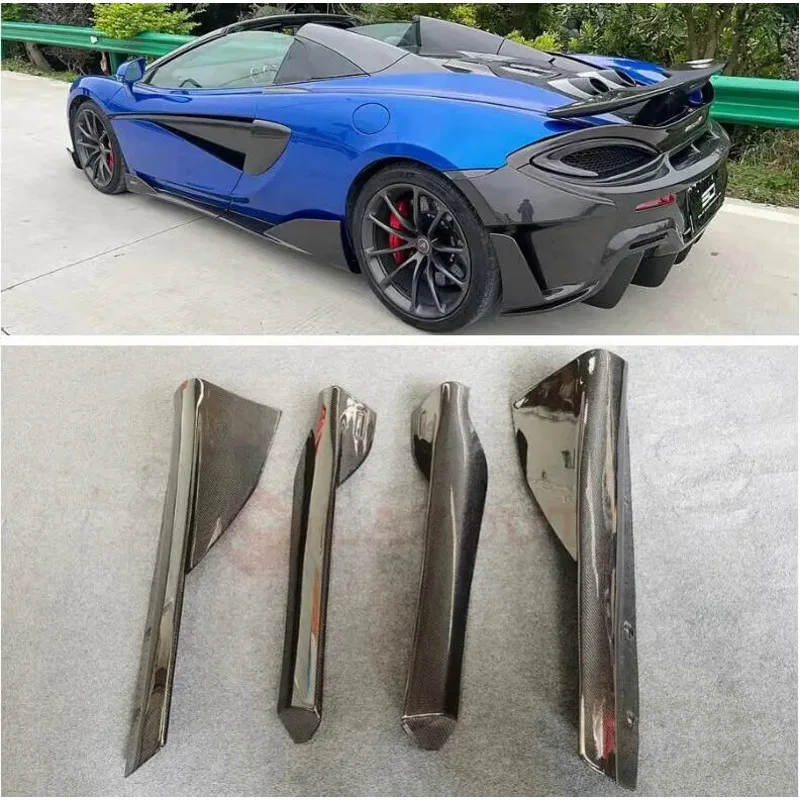 

Body Skirts For Mclaren 540C 570S 570GT Side Panels Body Skirts Kit lip Cover Carbon Fiber 600LT-STYLE