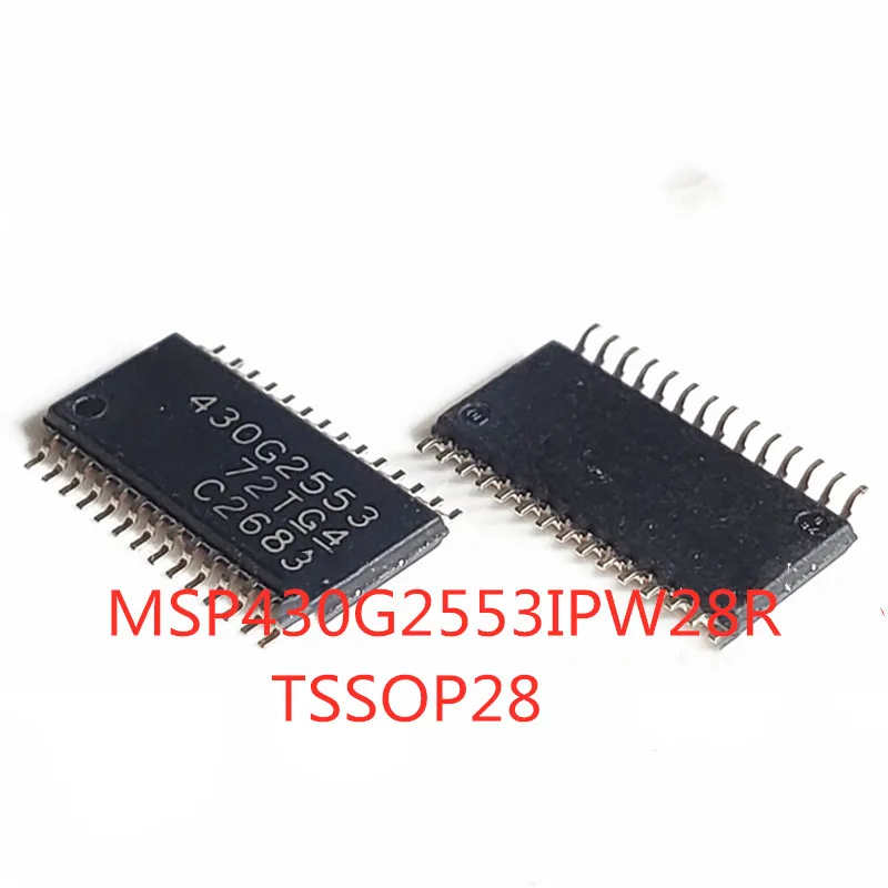 10PCS/LOT 100% Quality  430G2553 MSP430G2553IPW28R MSP430G2553 TSSOP-28 SMD Embedded Microcontroller In Stock New Original