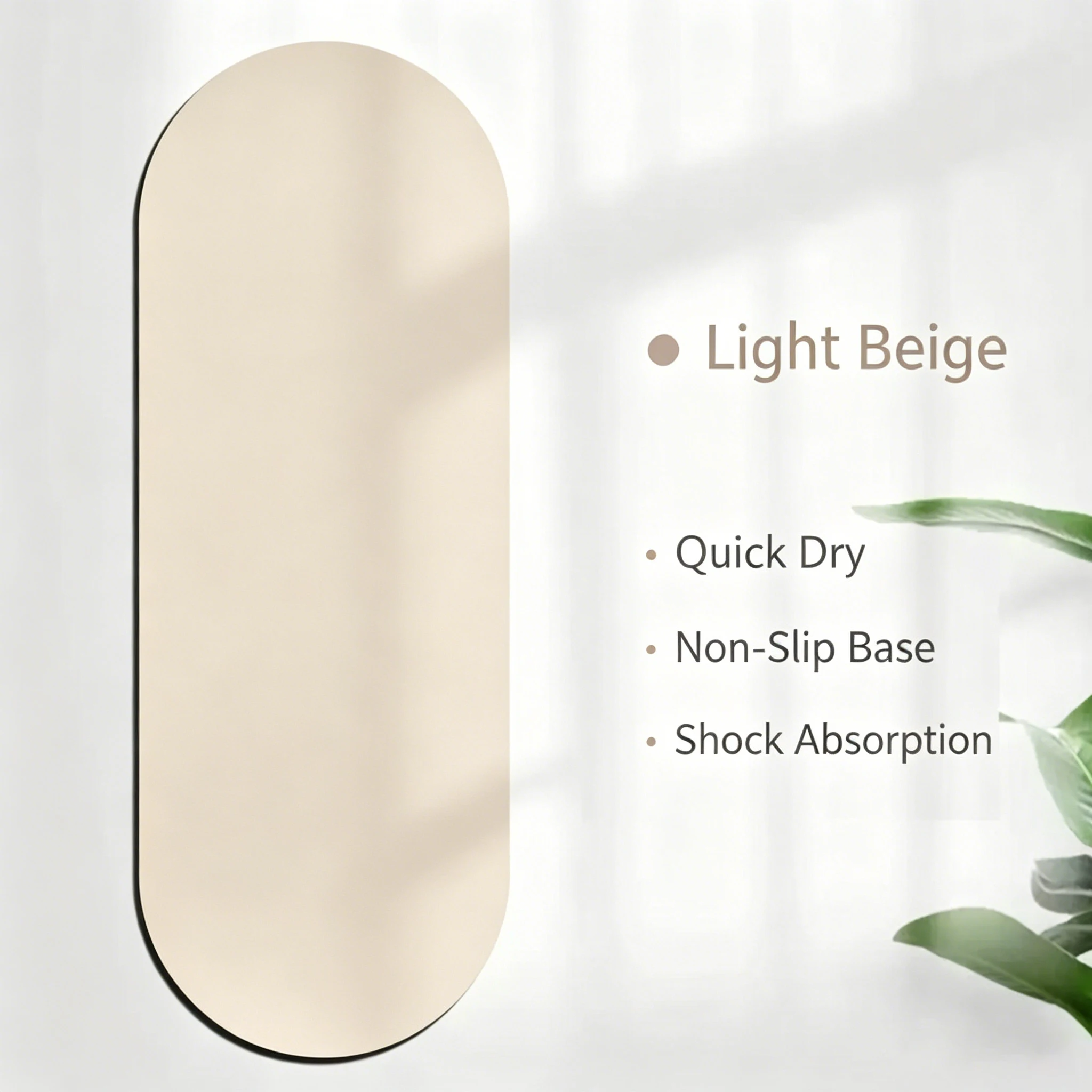 2026 New Extra Large 5mm PU Extra Thick Oval Yoga Mat Professional Non-Slip Soft Ground-Hugging Design Eco-Friendly