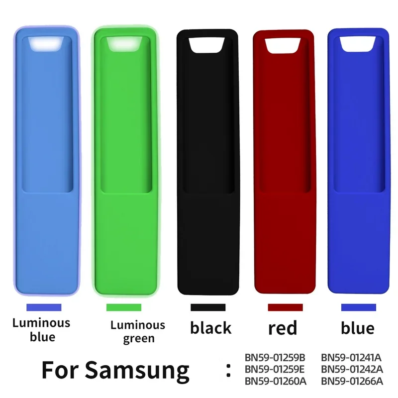 Silicone TV Remote Cover Case for Samsung BN59-01259B BN59-01260A BN59-01242A Smart TV Remote Protector Anti-dust Case Sleeve