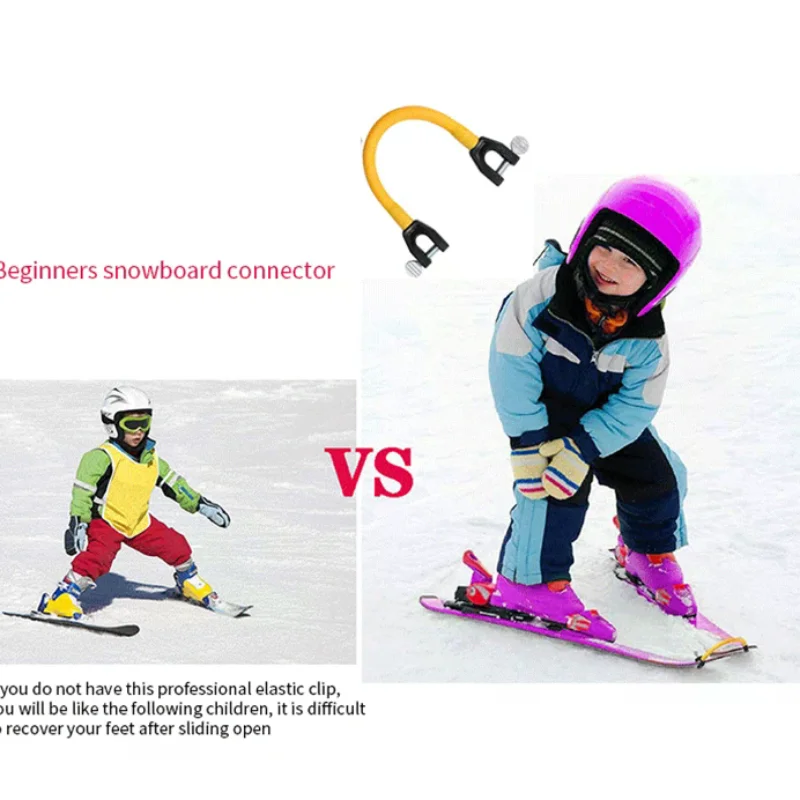 

Ski Tip Connector For Beginners Ski Wedge Aid Connector For Winter Children Adults Ski Training Aid Snowboarding Accessories