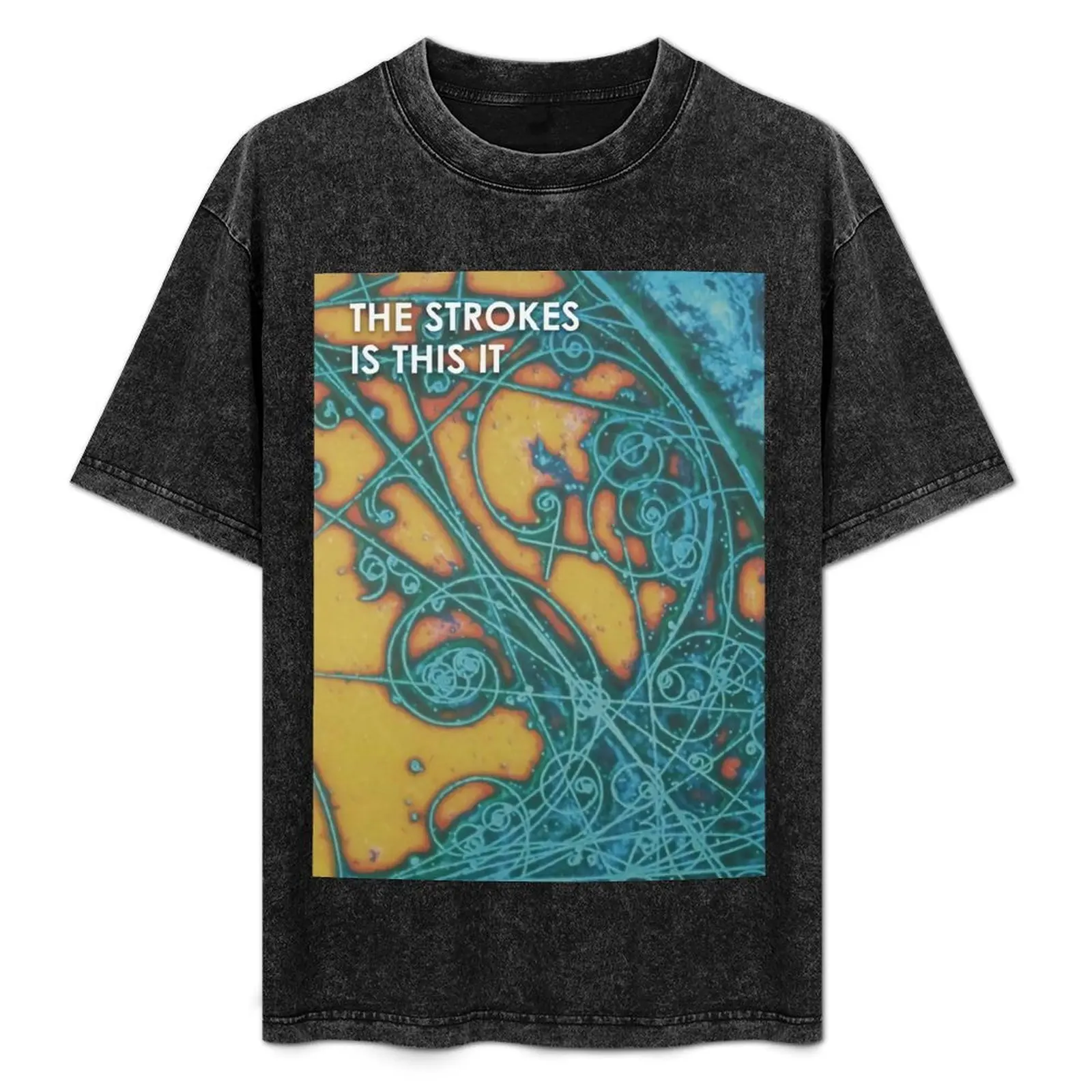 

The Strokes - Is This It Album T-Shirt Sports Casual Short Sleeve Cotton Tee