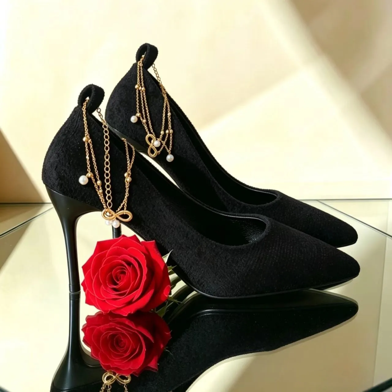 Fashion Ladies 2026 New Summer Thick Soled Outdoor Women's Shoes, Travel High Heels Sandals, Plus Size Metal Chain Decoration