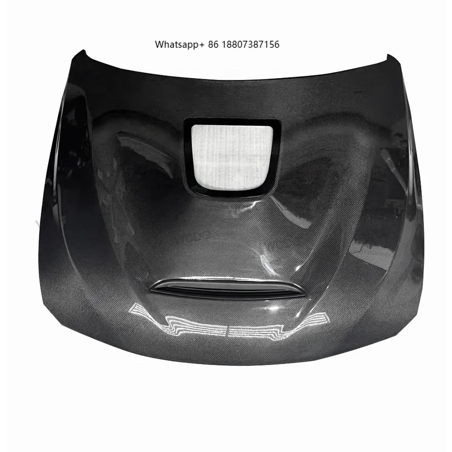 

GTS Ver2 Style Carbon Fiber Hood forBMW 3 Series F30 F35 2012-2018 Front Engine Hood Bonnet With Transparent Glass Car Bodykit