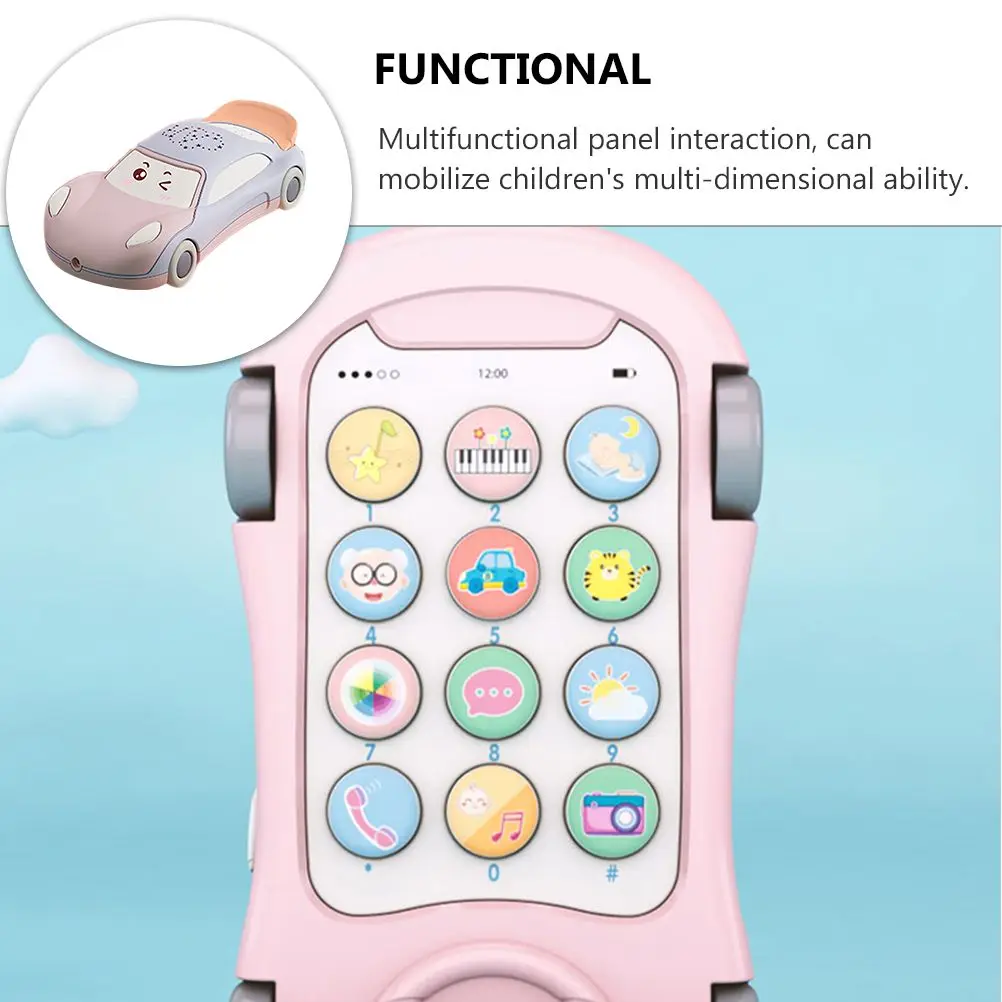 3D Interaktive Musik Licht Geschichte Maschine Kleinkind Pädagogisches Spielzeug Infant Simulation Telefon Kinder Lernen Gerät Multifunktional