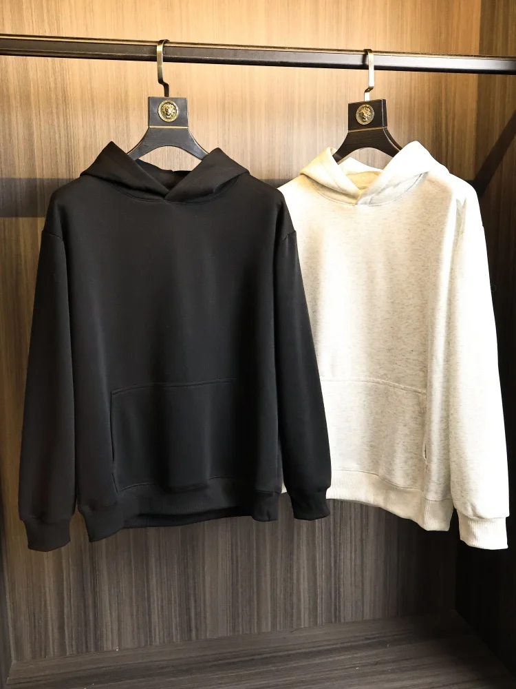

Washed Cotton Hoodie Men's Spring Casual Comfortable Breathable Street Style ODM Company Single American Feeling Soft