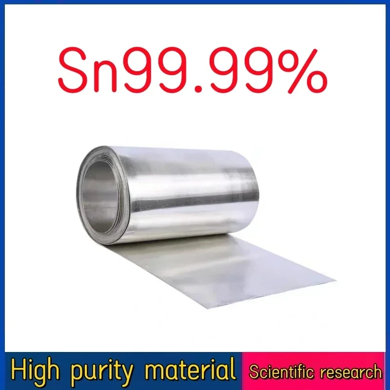 High purity tin foil tin plate for scientific research and experimental tin Sn99.99% can be customized size