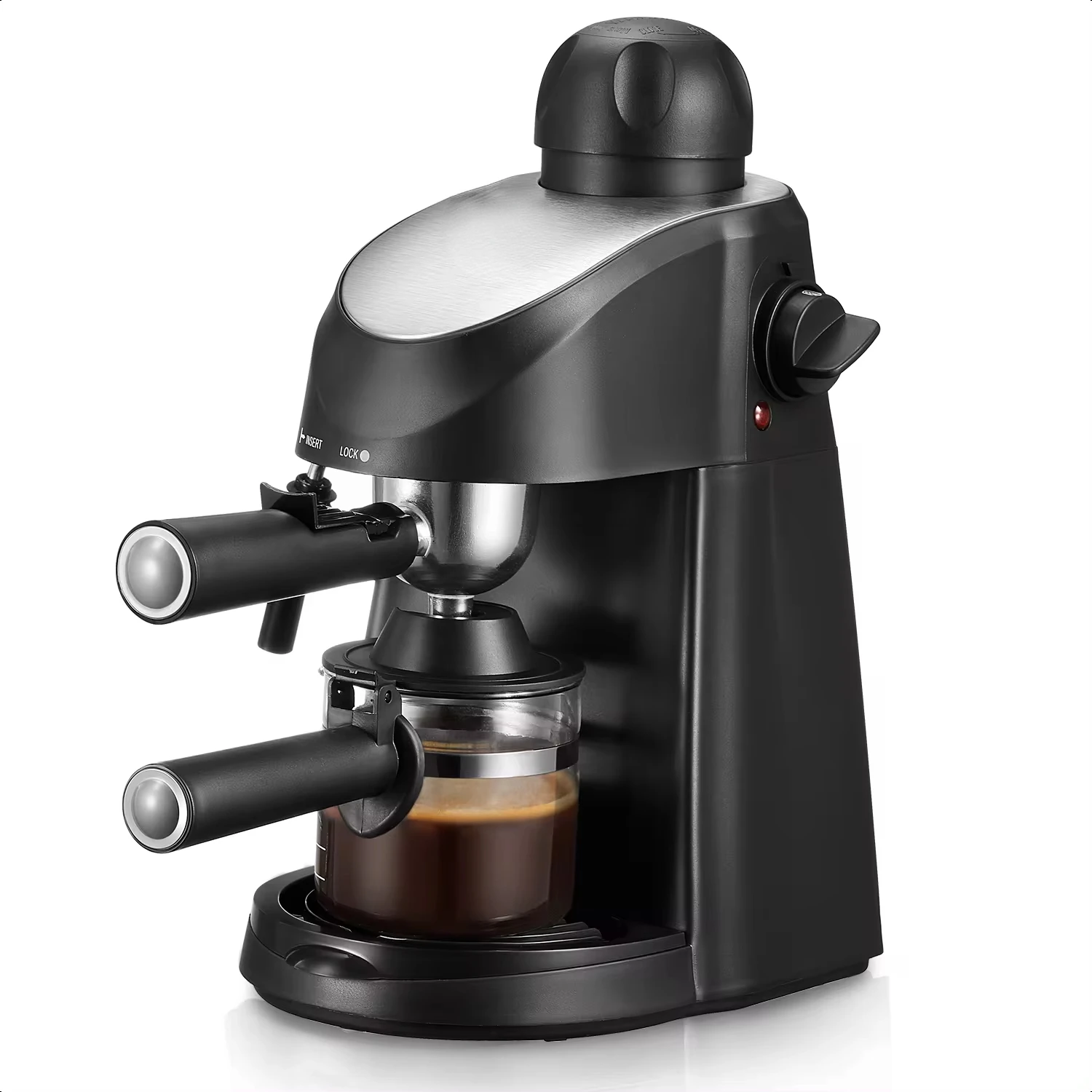 

Espresso Machine, 3.5Bar Espresso Coffee Maker, Espresso and Cappuccino Machine with Milk Frother, Espresso Maker with St