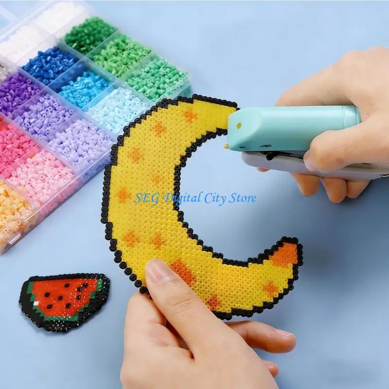 

U75B Multipurpose Bead Hole Puncher with Ergonomic Handle Plastic Single Hole Punches For Beads Craft Scrapbooking