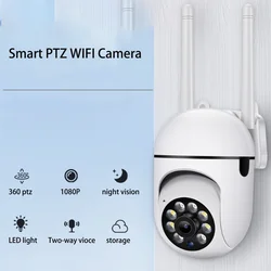 Wifi moniteur à distance caméra de surveillance Vision nocturne sans fil H.264 Audio Protection de sécurité Wifi caméra Ip intérieur extérieur bébé caméra