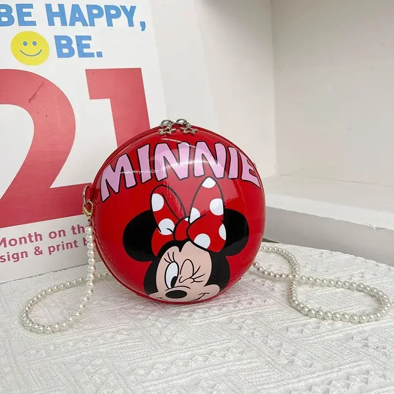 

Disney Cartoon Animation Cute Mickey Minnie Creative Pattern Simple Fashion Personalized Hard Shell Girls Shoulder Messenger Bag