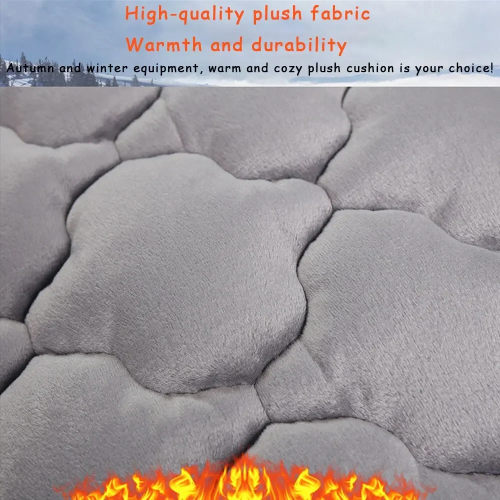 Universal Anti-slip Warm Winter SUV Car Seat Cover Cushion Front Rear Flax Cushion Breathable Protector Mat Pad Auto Accessories image 4